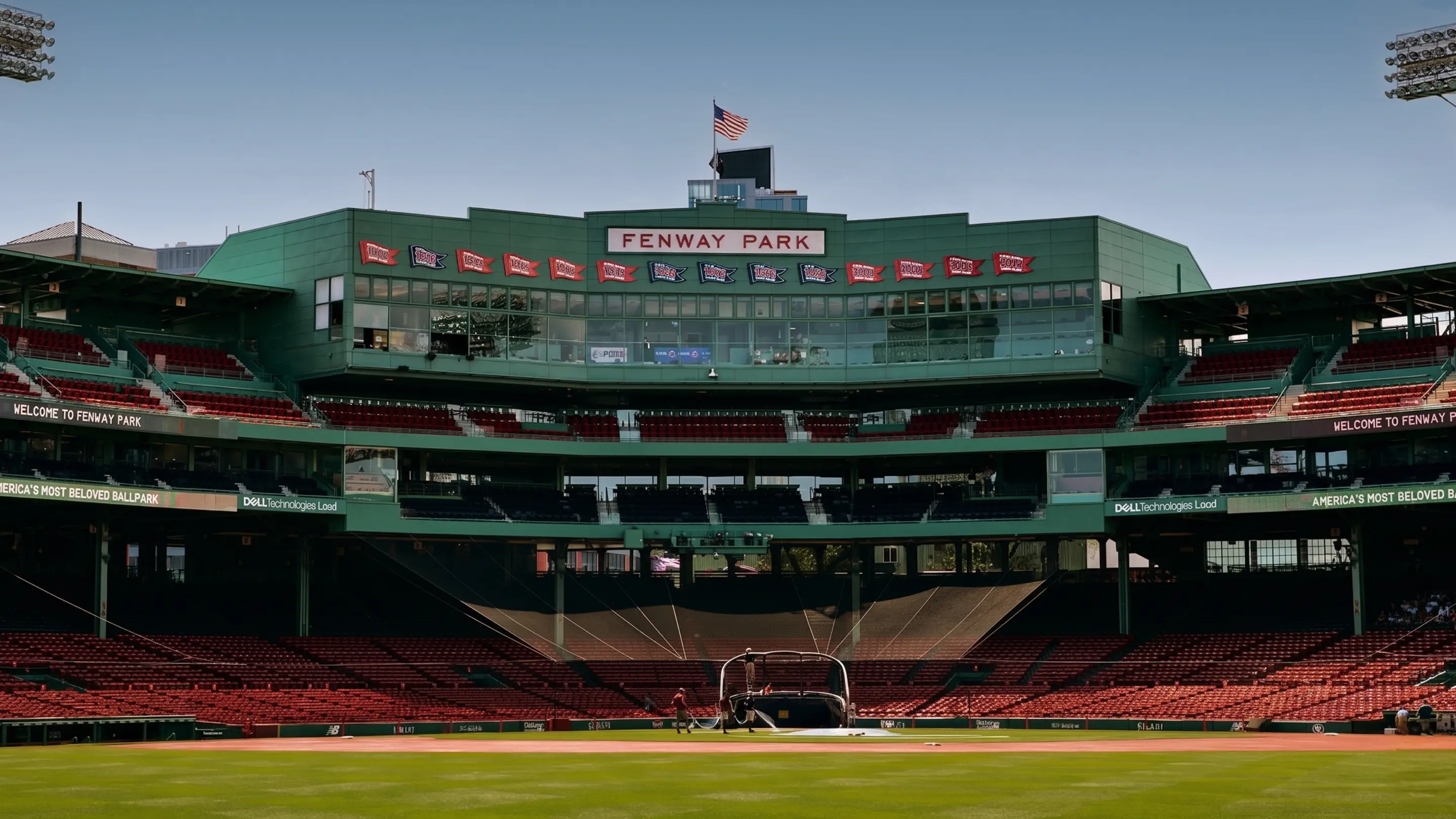 Aerial view of Fenway Park